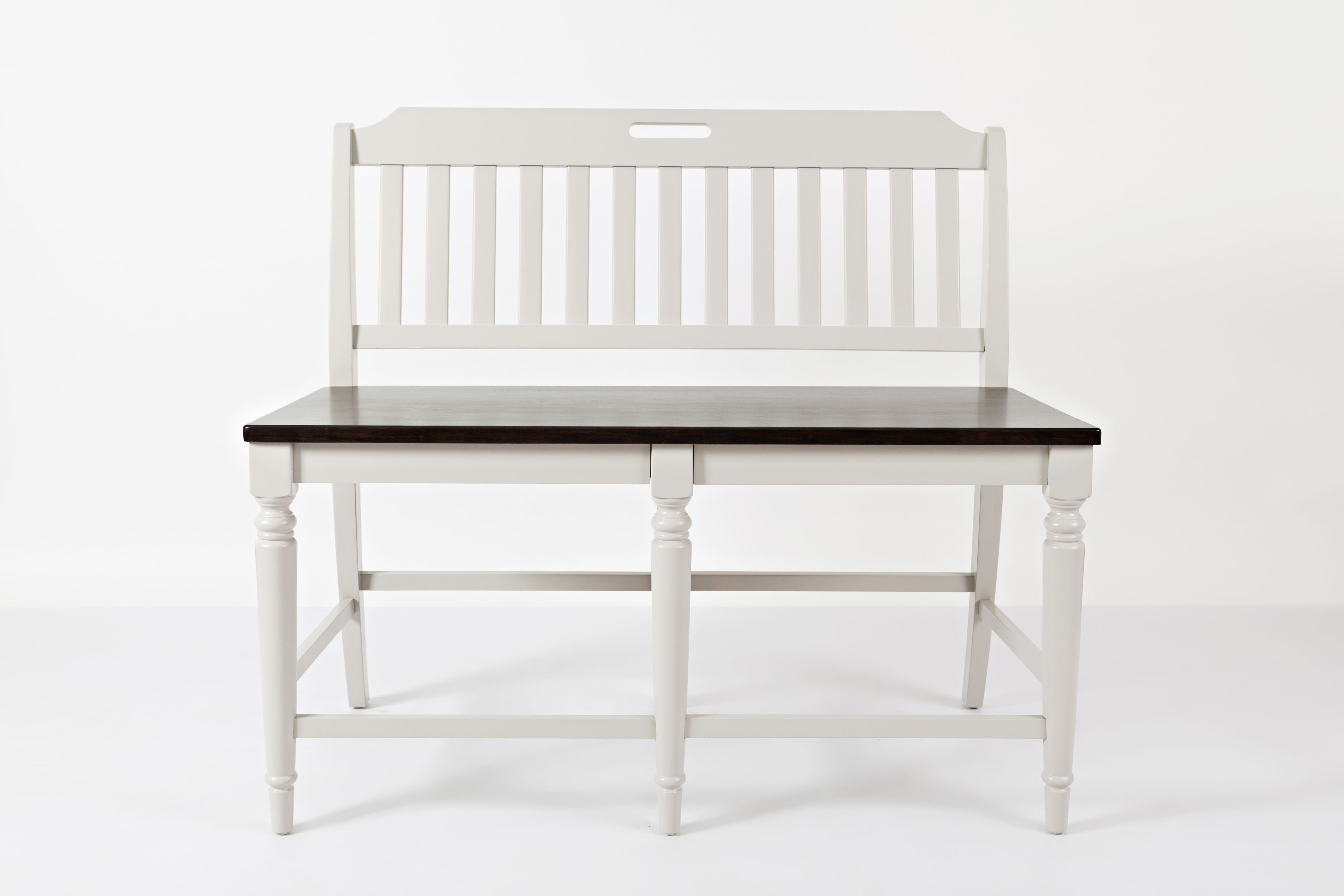 White counter 2024 height bench